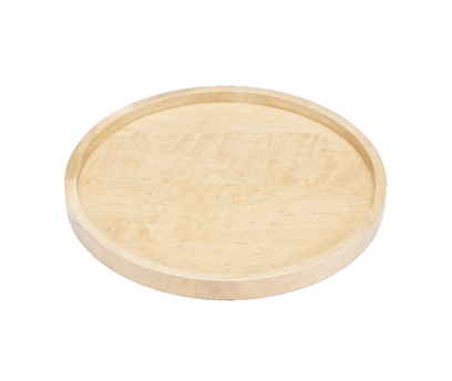 Rev-A-Shelf - 10" Maple Full Circle Wood Classic Single Shelf (w/Bearing)