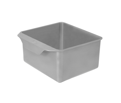 Salice - 3.2qt Silver Polystyrene Bin With Small Handle