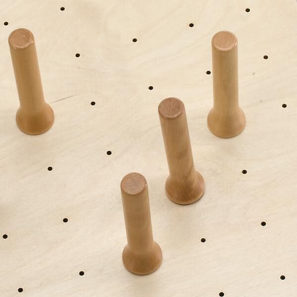 Rev-A-Shelf - (4) Maple Wood Pegs For Drawer Peg System