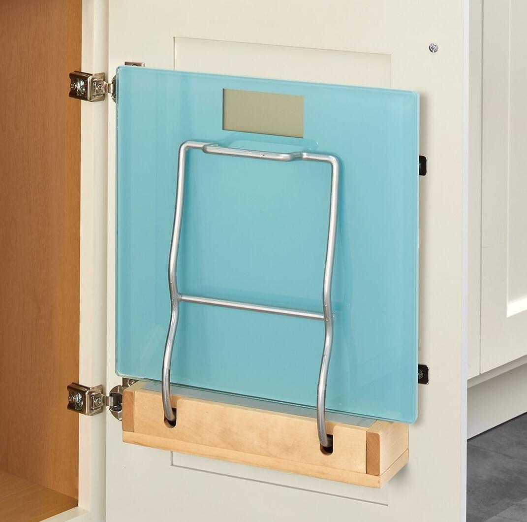 10-1/2" Maple Door Storage Scale Holder
