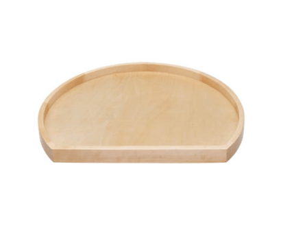 Rev-A-Shelf - 20" Maple D-Shape Wood Classic Single Shelf (w/Bearing)