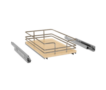 21" Maple Drawer Pullout Organizer w/Soft-Close