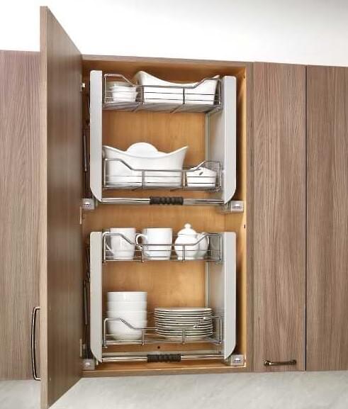 22-1/4" Cabinet Pull-Down Shelving System Wall Accessories