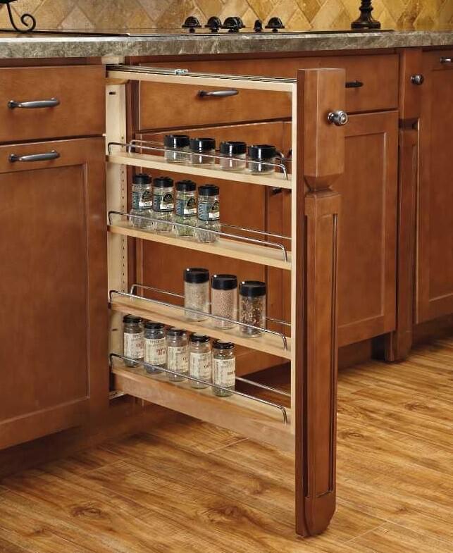 3" Filler Pullout Organizer with Ball Bearing Soft-Close