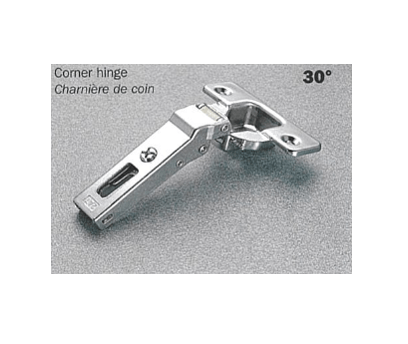 30° Angle Screw-on Soft-Close Hinge