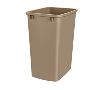 35qt - Champagne Polymer Waste Containers