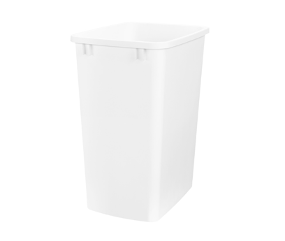 35qt - White Polymer Waste Containers