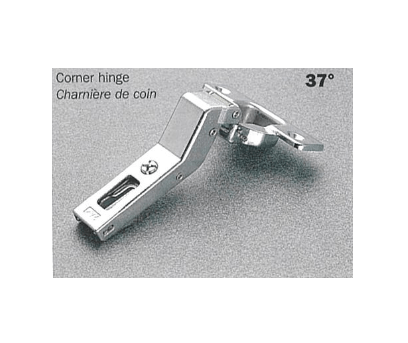 Salice - 37° Angle Screw-on Self-Close Clip-on Hinge