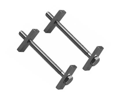 4" Bolt Style Fastener With Flat Bar & Plate