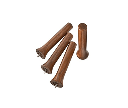 (4) Walnut Wood Pegs For Drawer Peg System