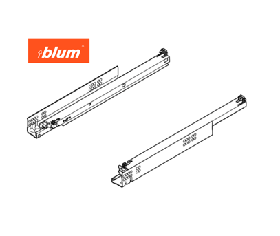450mm - 18" - 50kg Tandem Plus Blumotion Full Extension Slide