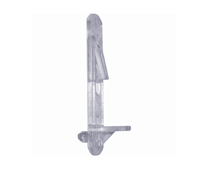 5/8" Clear Shelf Locking Clip (Bag QTY-100)