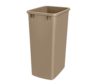 50qt - Champagne Polymer Waste Containers