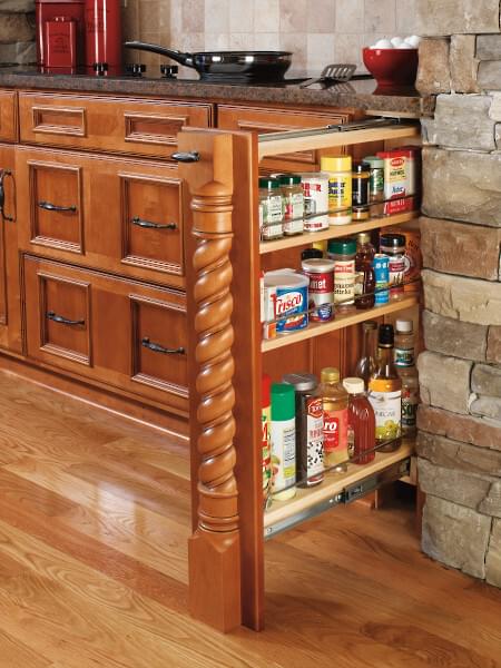 6" Filler Pullout Organizer with Blumotion Soft-Close