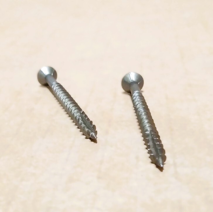 #6 x 2" Flat Head #2 Square Deep Thread T17 - PAK - 700