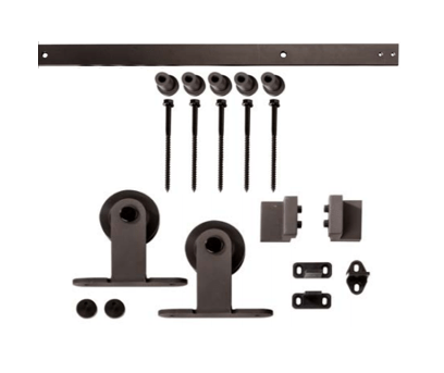 72" (6') Black Flat Rail Top Mount Eco Roller Unit Kit