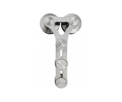 78-3/4" (6.5') Stainless Steel Round Rail Top Mount Strap Dual Style Carrier Kit