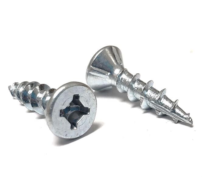 #8 x 3/4" Flat Head #2 Quad Deep Thread T17