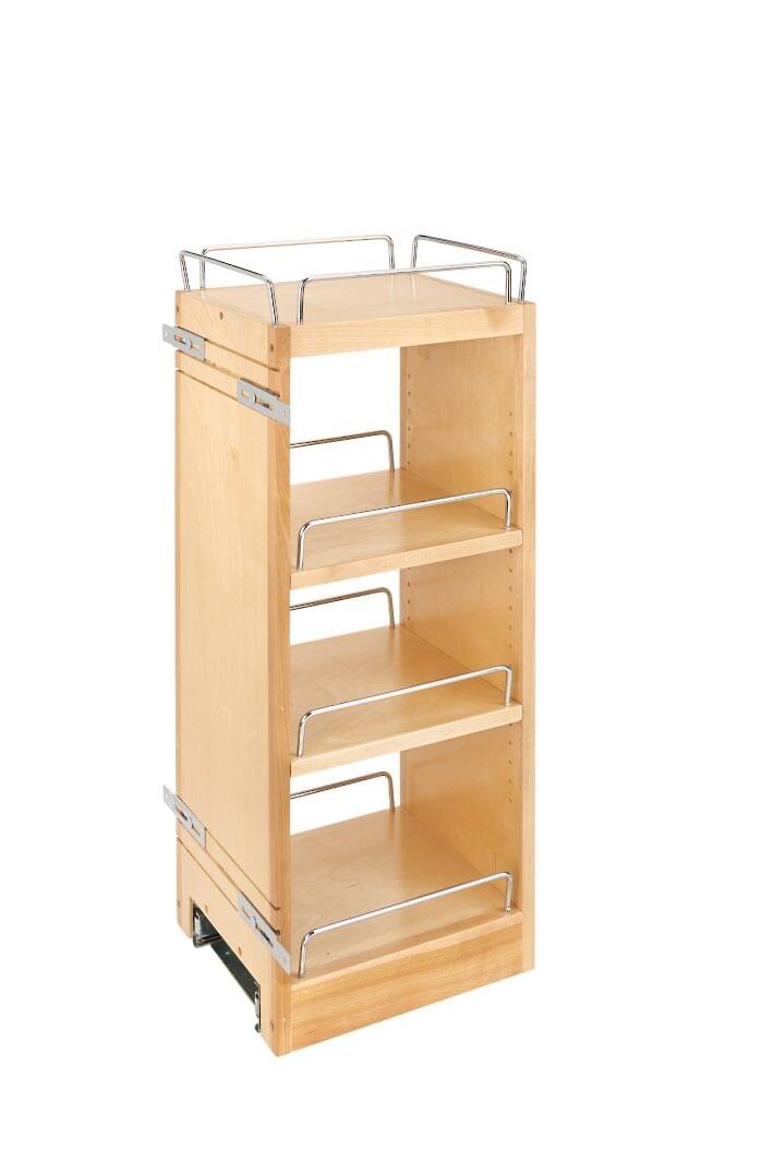 9-1/2" Cabinet Pullout Organizer with Soft-Close Wall Accessories