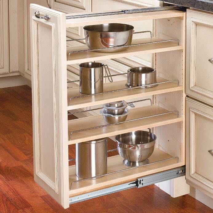 Rev-A-Shelf - 9" Filler Pullout Organizer with Blumotion Soft-Close