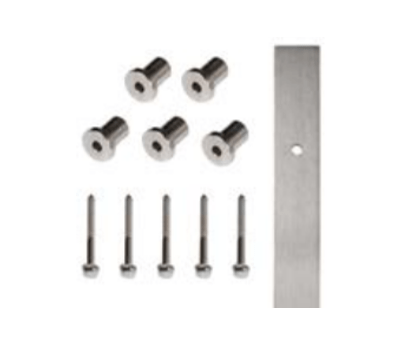 Accessories 72" (6') Stainless Steel Flat Rail