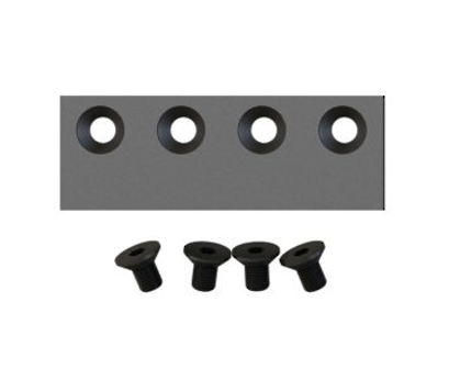 Accessories Connector Plate For Track Extensions, Mini Flat Bar Barn Door