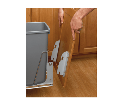 Rev-A-Shelf - Accessories Silver Door Mount Kit for Wire Waste Containers
