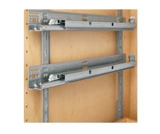 Rev-A-Shelf - Adjustable Pilaster System For Roll-out System - Ten Packs