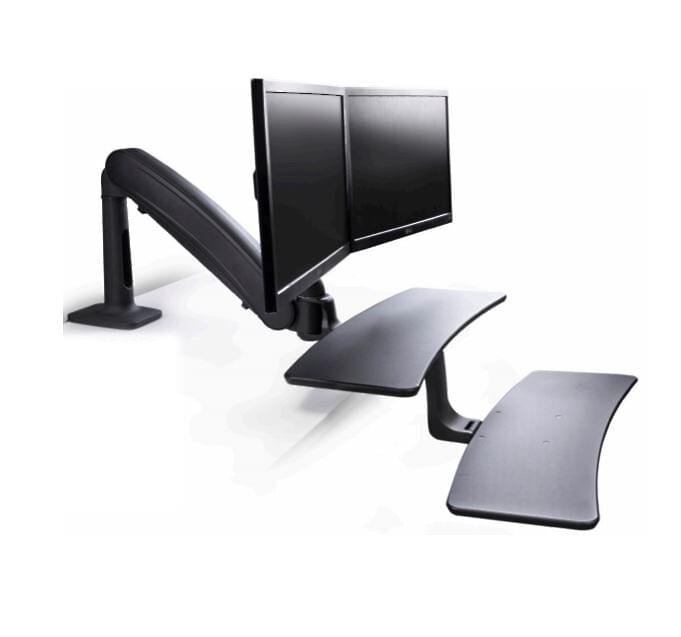 Altissimo-Plus Sit-Stand Workstation Dual Monitor