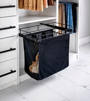 BLACK CANVAS HAMPER PULLOUT