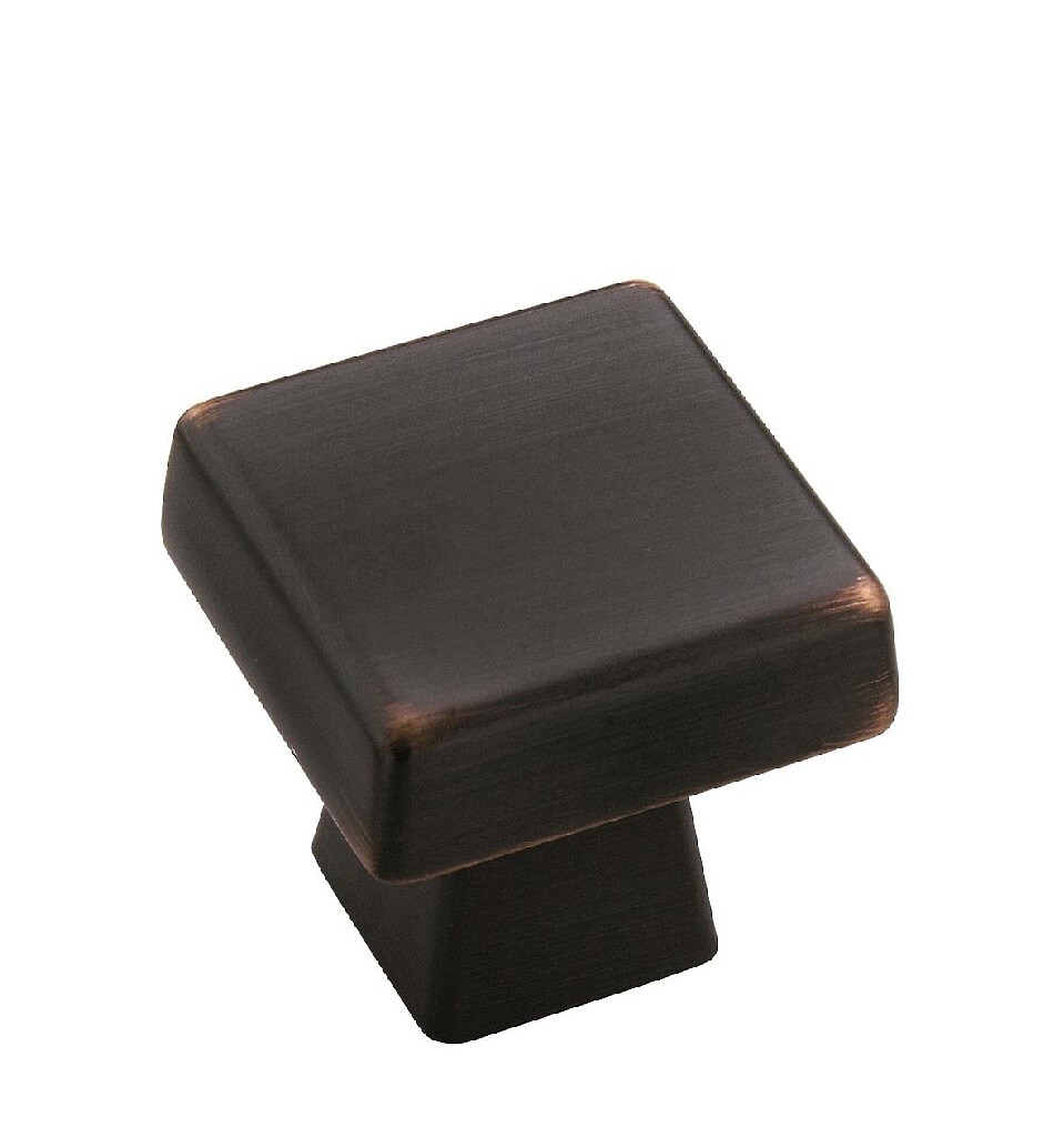 Blackrock - Knob 1-3/16" SQ Knob Oil-Rubbed Bronze