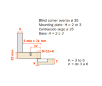 Blind-Corner Overlay Hinges