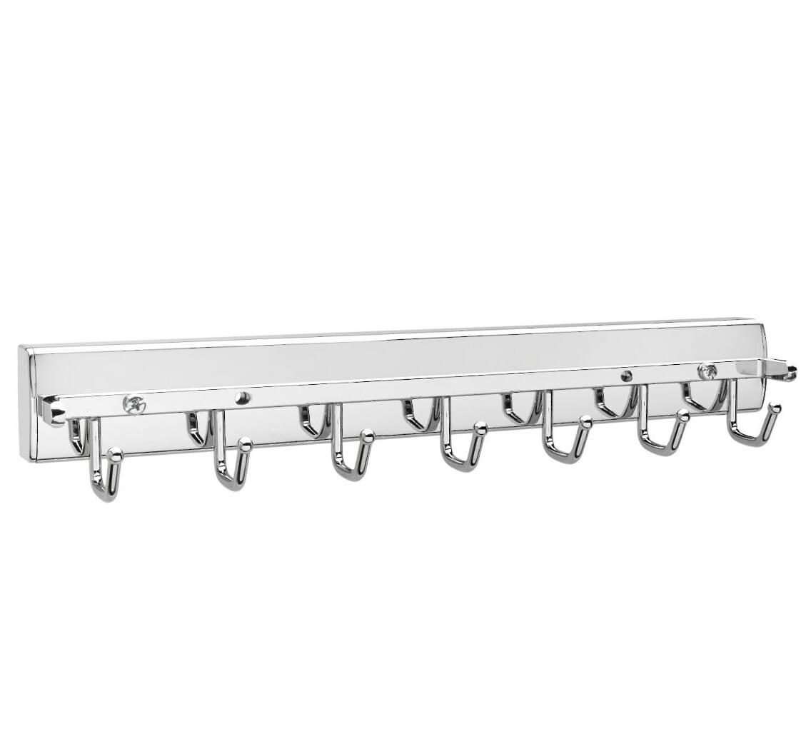 Deluxe Pop-Out Belt Rack - Chrome