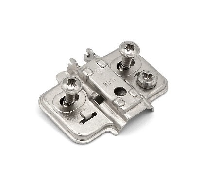 DTC C82 Mounting Plates, Cam Adjustment, Screw on, w/pre mounted Wood Screw, 2mm