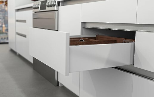 DTC Legacy Endura Drawer 126mm H x 450mm L - Silk White