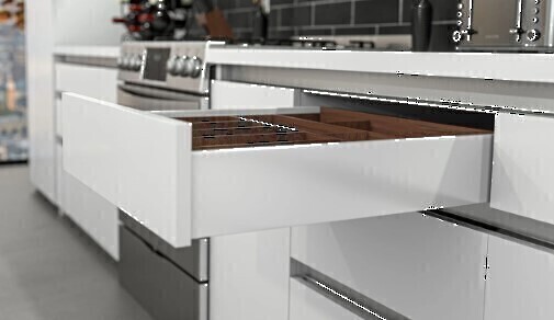 DTC Legacy Endura Drawer 88mm H x 550mm L - Silk White