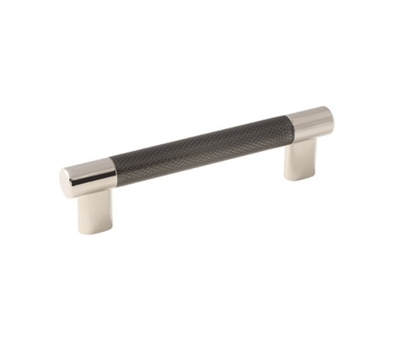 Esquire - Pull 128mm CC Polished Nickel/Gunmetal Bar Pull