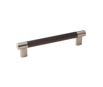 Esquire - Pull 160mm CC Satin Nickel/Oil-Rubbed Bronze Bar Pull