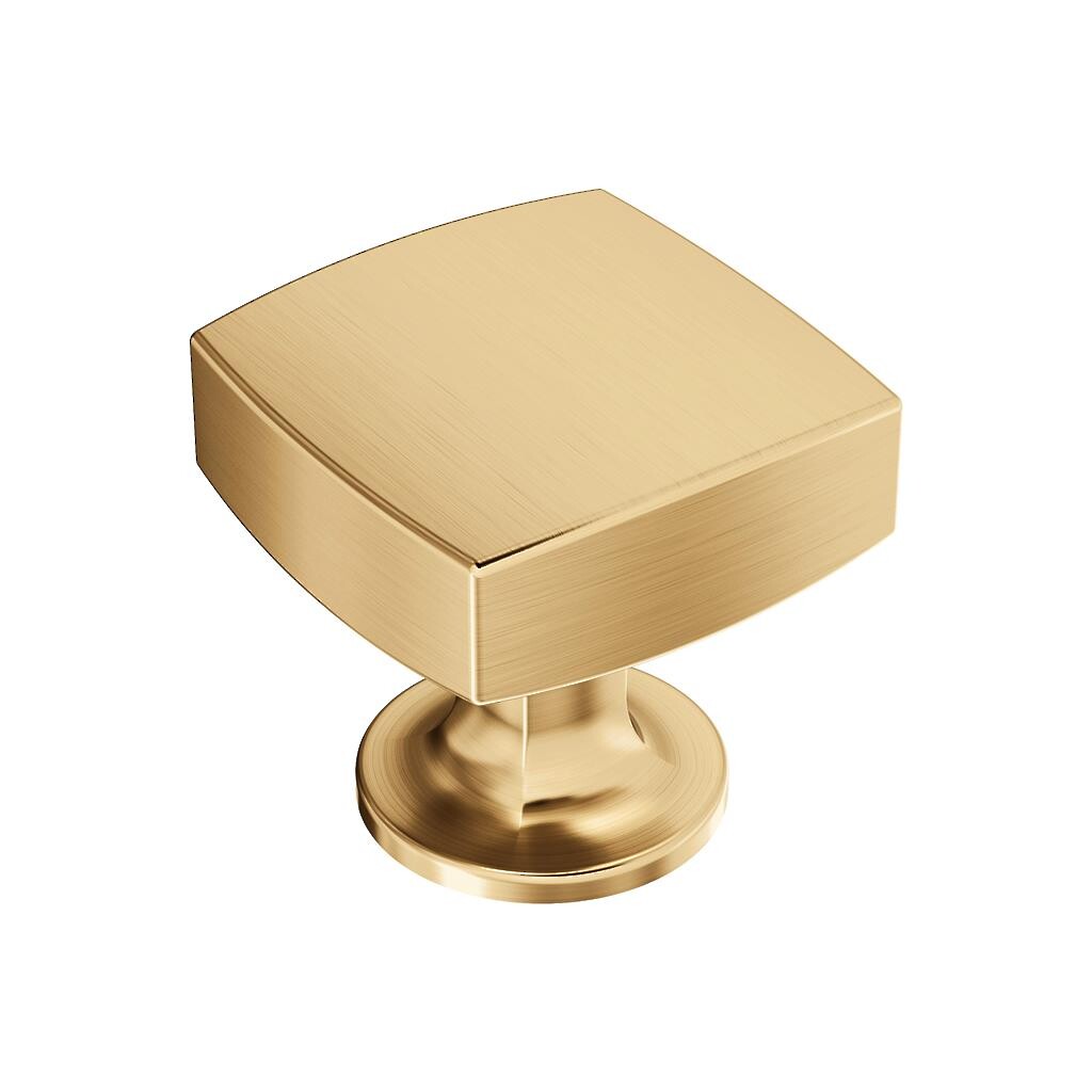 Everett Square Knob Champagne Bronze
