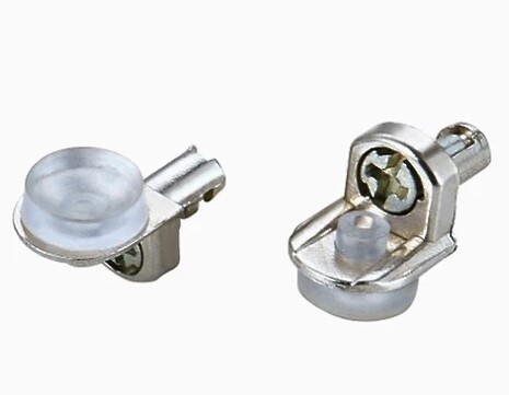 Glass Shelf Support Pin w/Locking Cam
