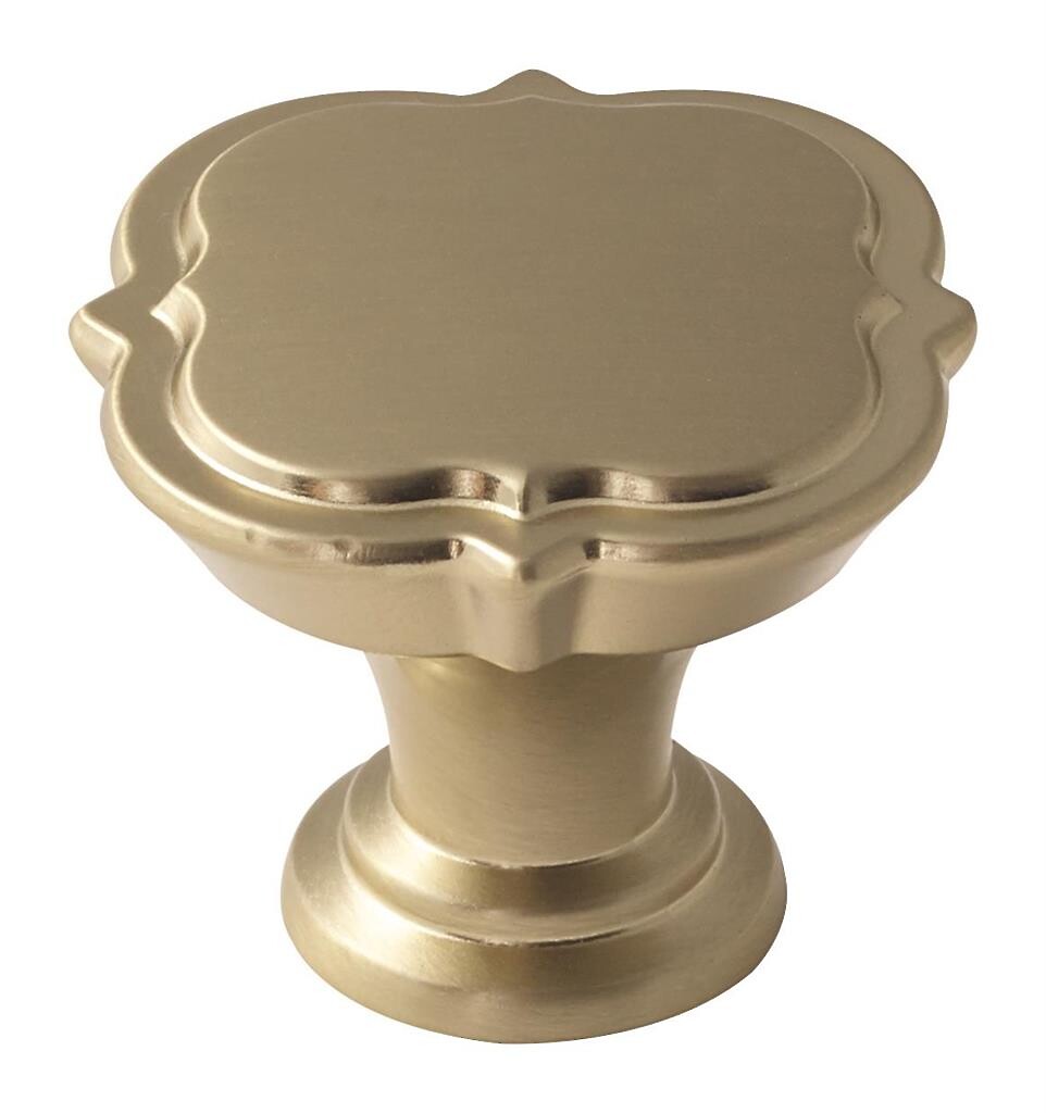 Grace Revitalize 44mm Floral Knob - Golden Champagne