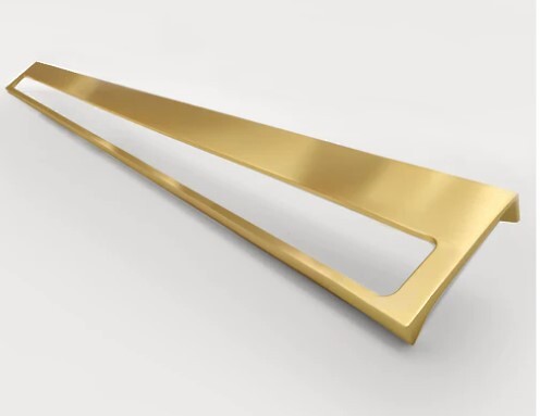 Horizon Edge Pull - 480mm Brushed Brass