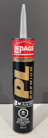 LePage PL Premium Construction Adhesive - Water Resistant (295ml)