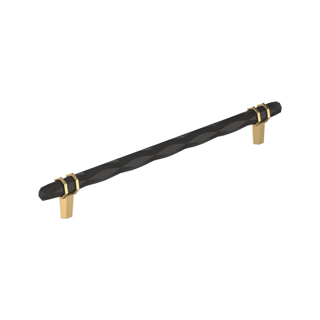 London Pull 256mm CC Black Bronze/Champagne Bronze