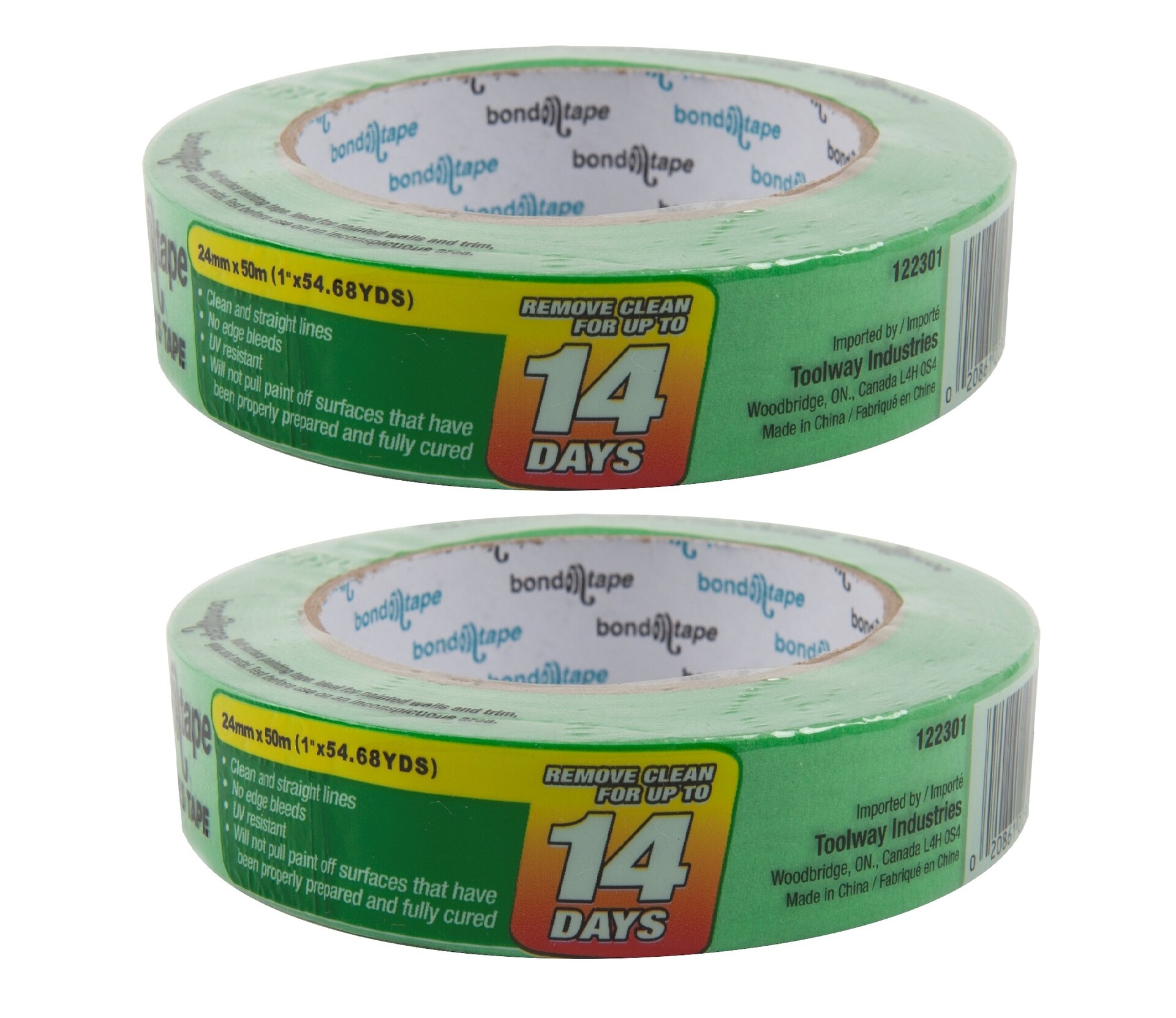 Painters Tape 24mm x 50m Green