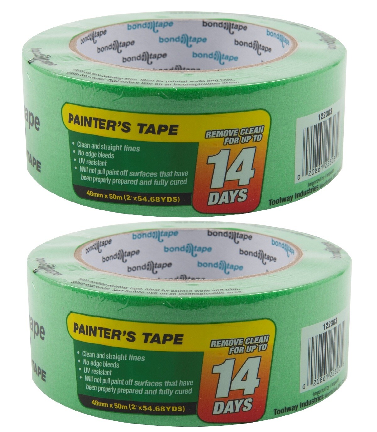 Painters Tape 48mm x 50m Green