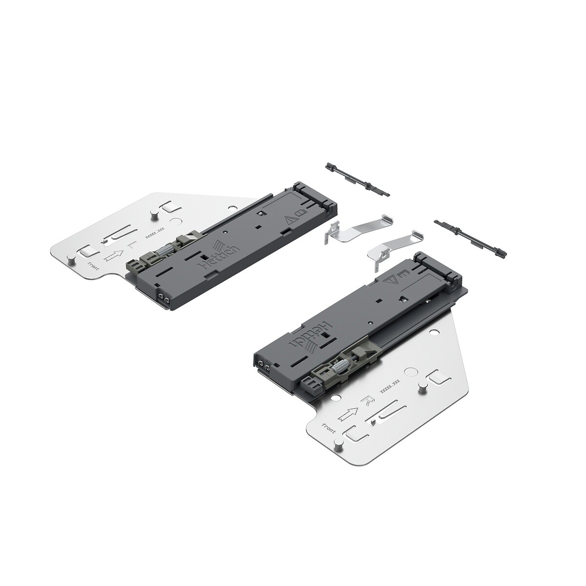 Hettich Actro 5D - Push to open Silent System, 10 - 40 kg, left and right