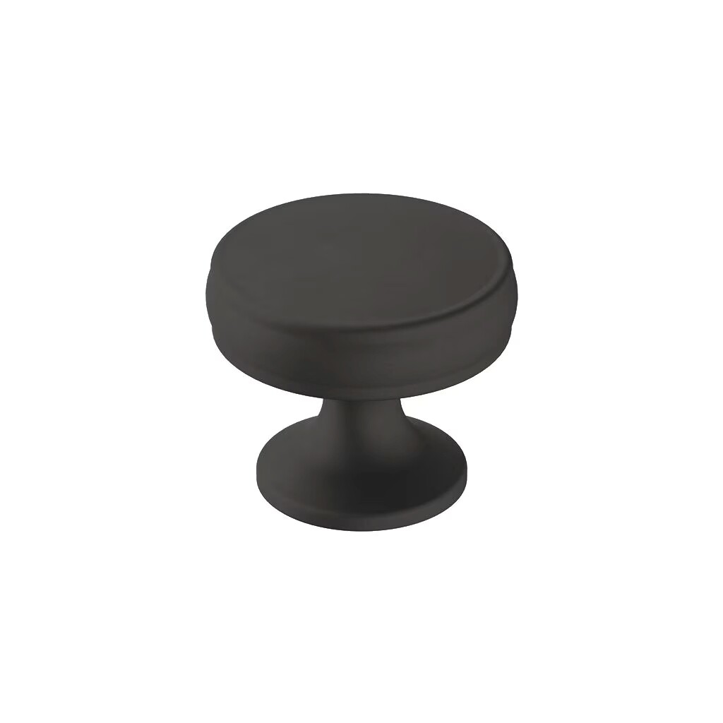 Renown - Round Knob 1-1/4" - Matte Black