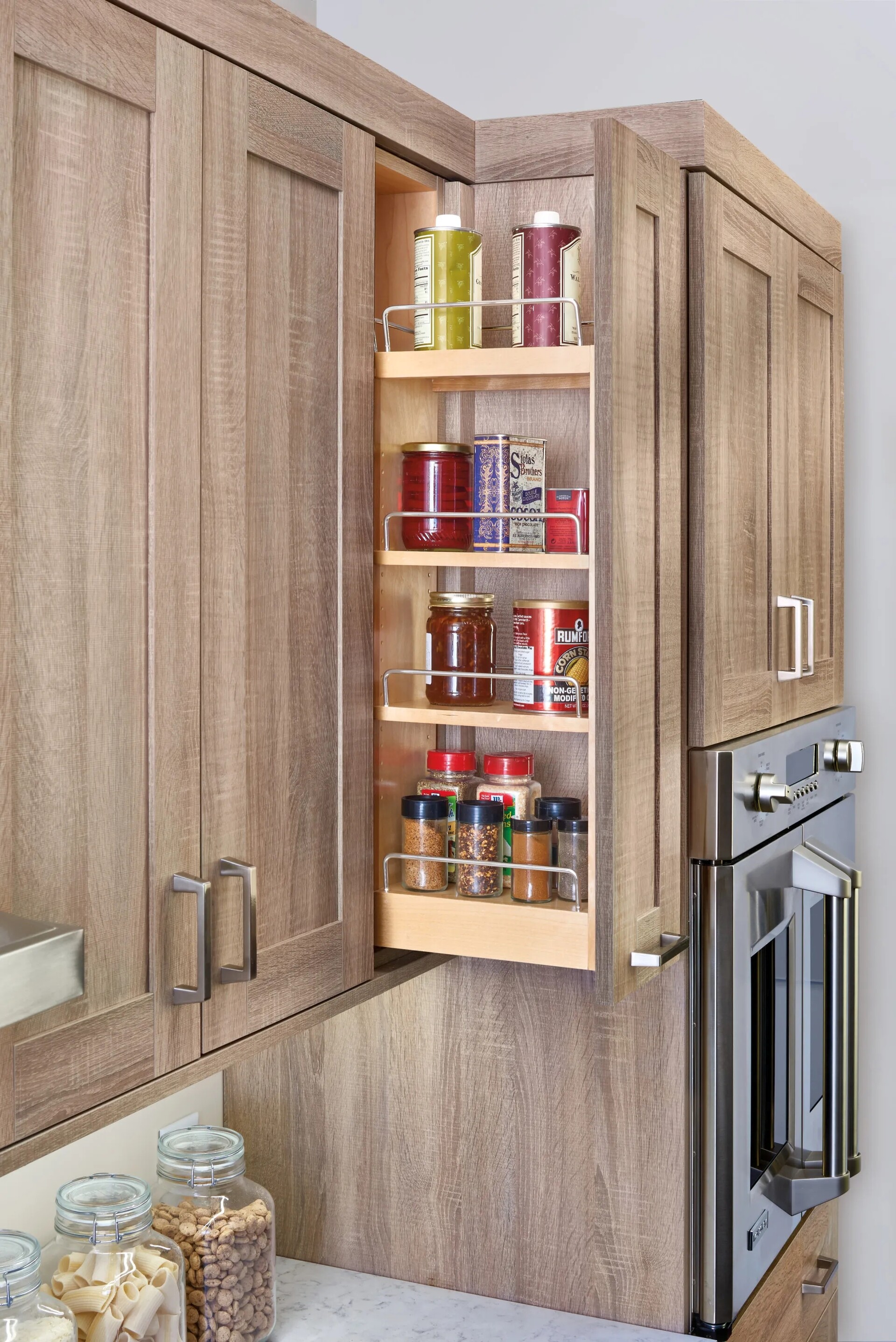 Rev-A-Shelf - 9-1/2" Cabinet Pullout Organizer with Soft-Close Wall Accessories