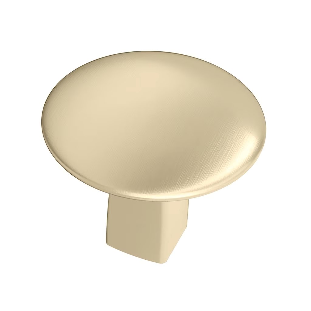 Riva 1-1/4 inch Golden Champagne Cabinet Knob